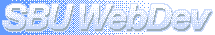SBU WebDev